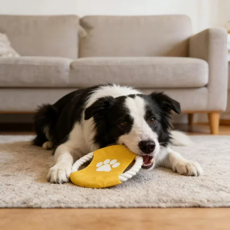 Jouet interactif pour chien en - Flying Disc Dog Training Toy avis et prix