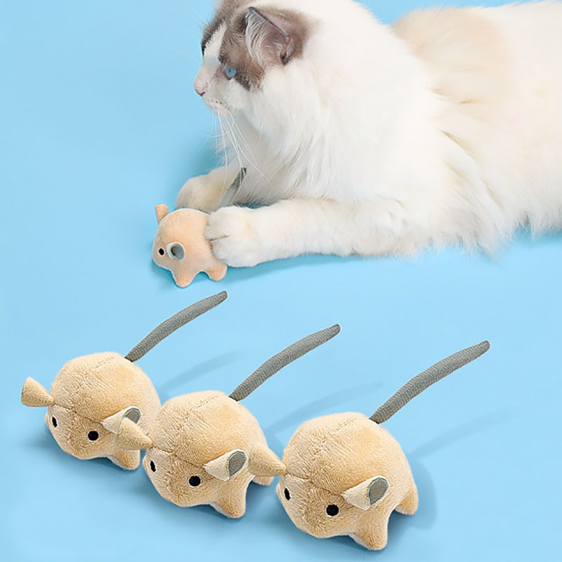 Jouets en peluche pour chats a - Catnip Interactive Plush Mouse avis et prix
