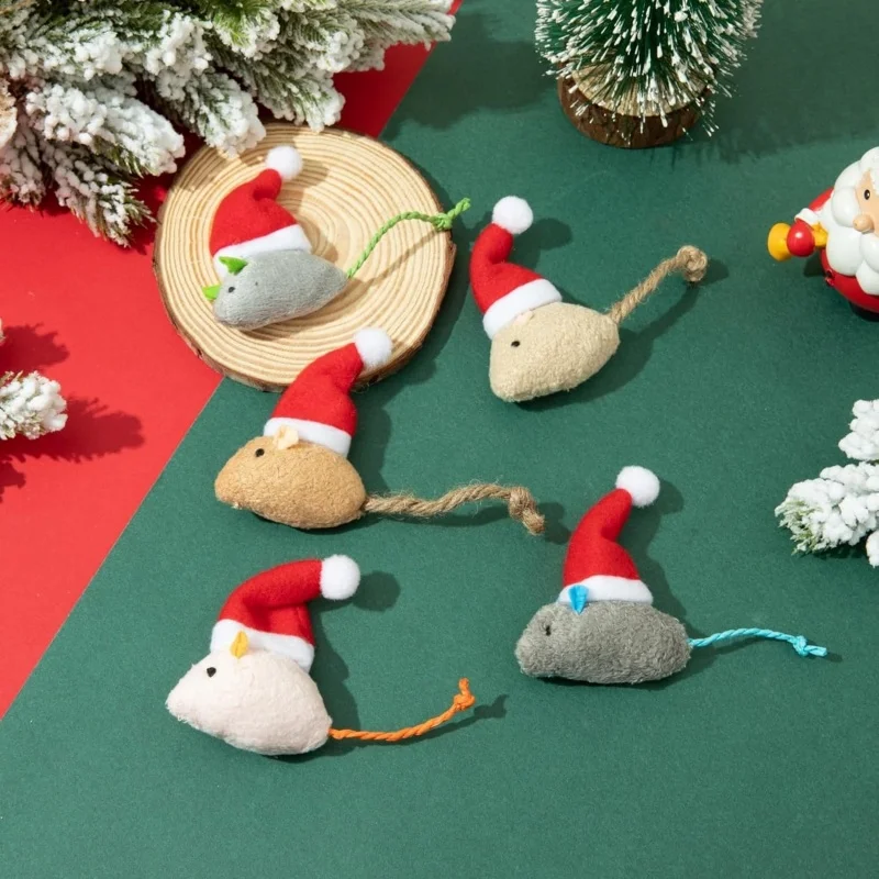 1-5PCS Jouets interactifs en p - Catnip Interactive Plush Mouse avis et prix