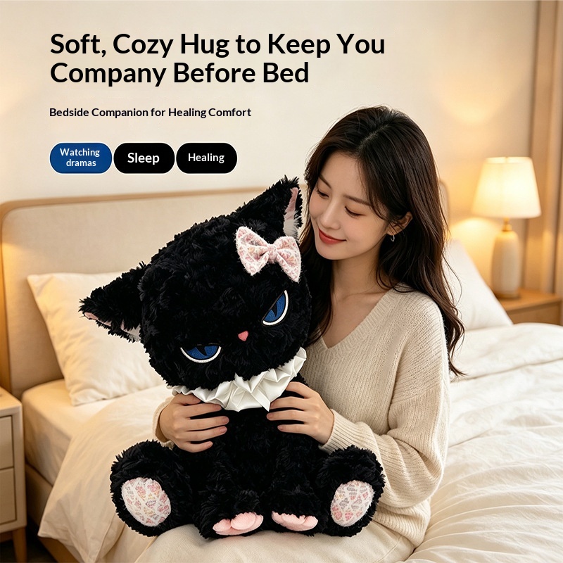 Peluche Chat Noir, Animal en P - Cat Toys avis et prix