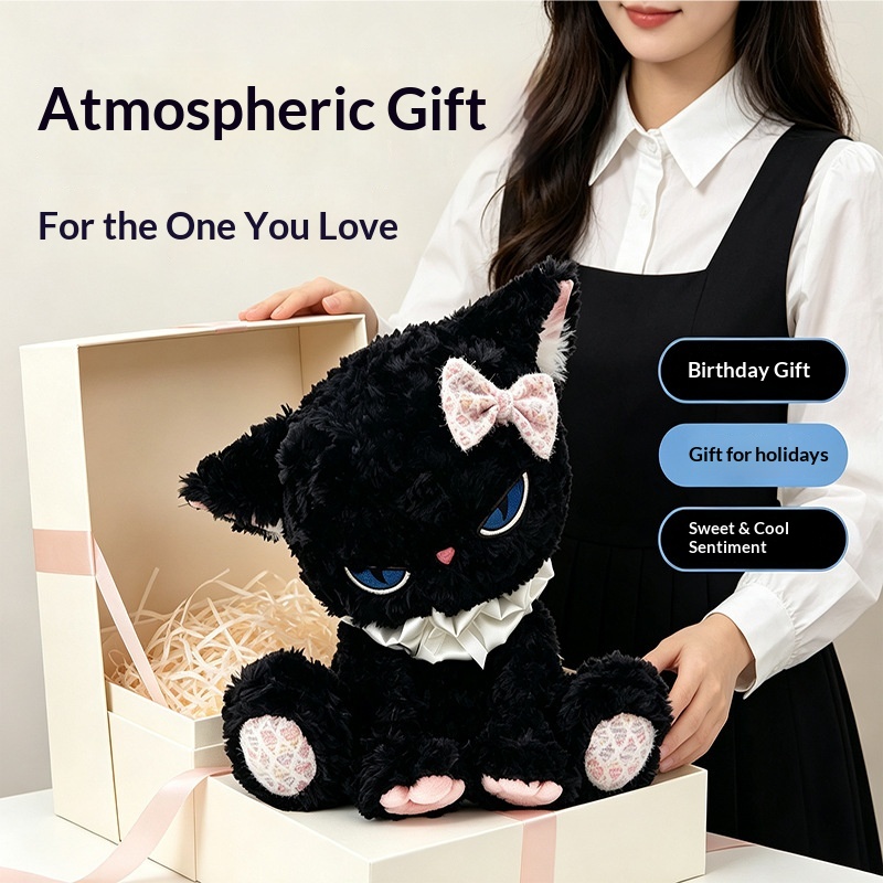 Peluche Chat Noir, Animal en P - Cat Toys avis et prix